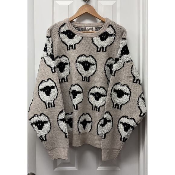 Woolrich x Target Adult Sheep Print Sweater Mens Womens Medium SOLD OUT - Picture 5 of 9
